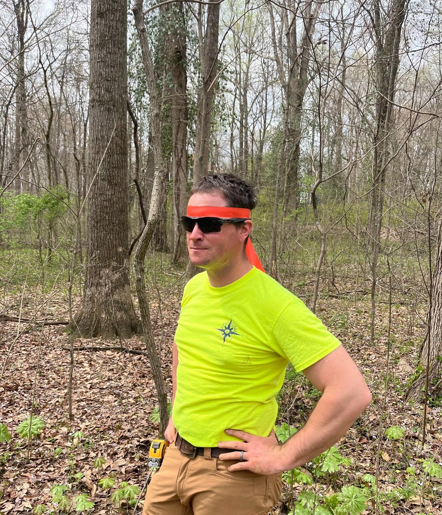 Chad Wagner, co-owner and professional land surveyor
